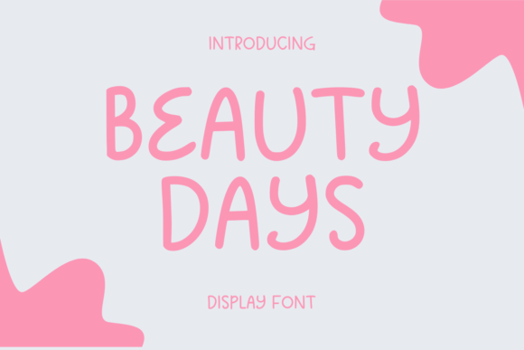 Beauty Days Font: A Playful Typeface for Brands