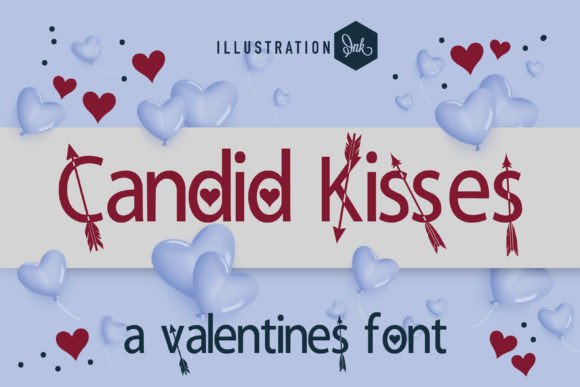 Candid Kisses Font for Crafters and Sellers