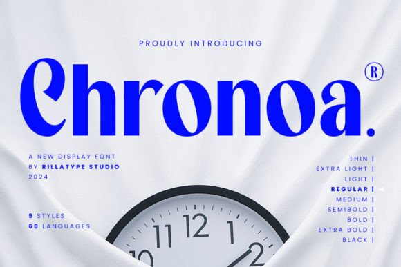 Chronoa Font: A Modern Sans Serif for Designers