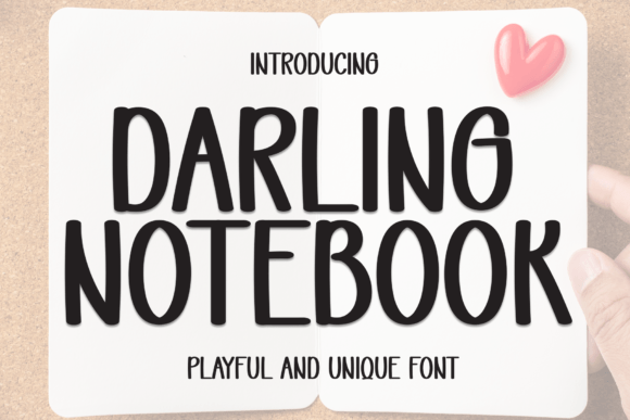 Darling Notebook: A Warm Sans Serif for Makers