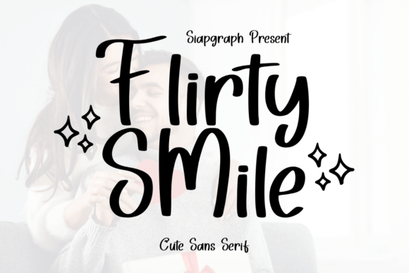 Flirty Smile Typeface for Editorial Design