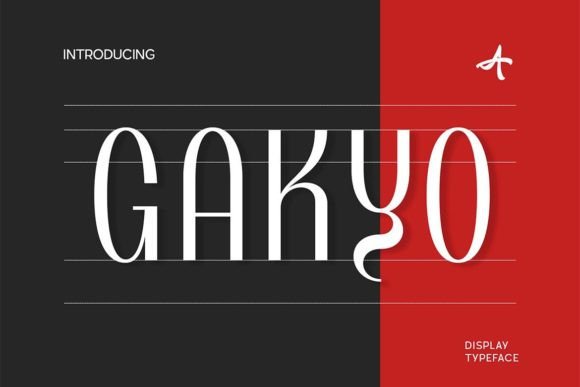 Gakyo: The Sleek Sans Serif Font for Modern Brands