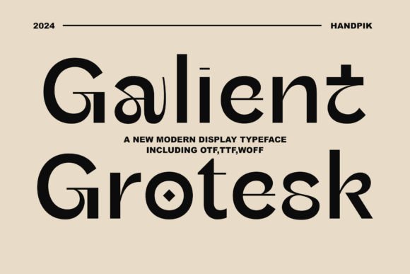 Galient: The Modern Sans Serif Typeface for Digital Clarity