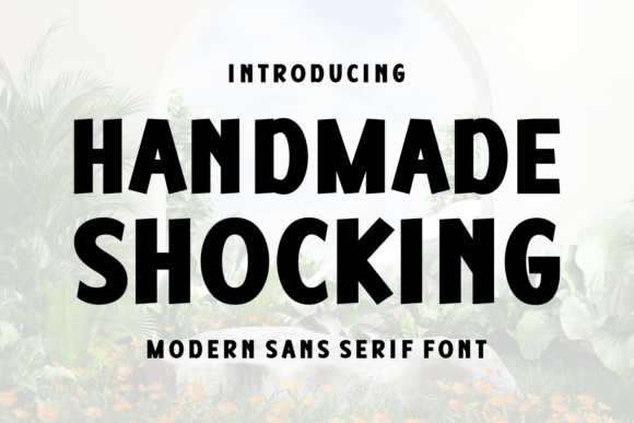 Handmade Shocking Font for Bold Business Branding
