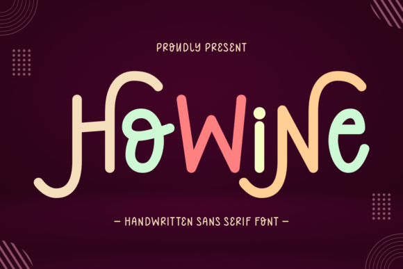 Howine Typeface: A Playful Sans Serif for Editorial Design
