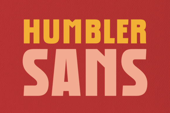 Humbler Sans Typeface for Bold Craft Projects