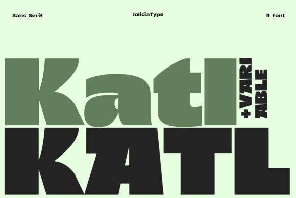 Katl: A Modern Sans Serif Typeface for Web Design