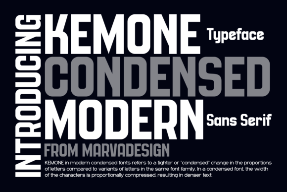 Kemone Font Review: A Modern Sans Serif for Bold Design