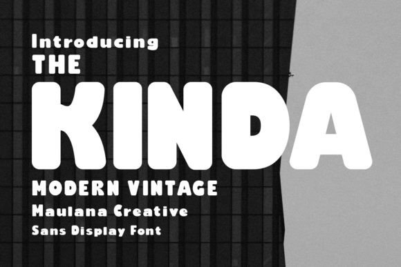 Kinda Font: Bold Sans Serif for Digital Campaigns