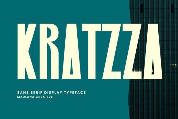 Kratzza Typeface: Bold Branding for Small Business