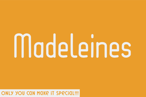Madeleines: The Handwritten Sans Serif for Modern Design