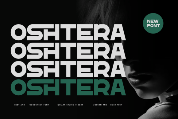 Oshtera: A Bold Sans Serif Typeface for Modern Editorial Design