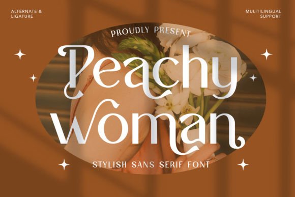 Peachy Woman Font for Modern Makers