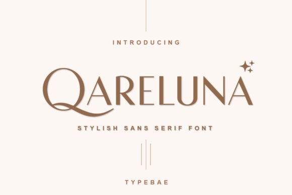 Qareluna: The Perfect Sans Serif Font for Crafters