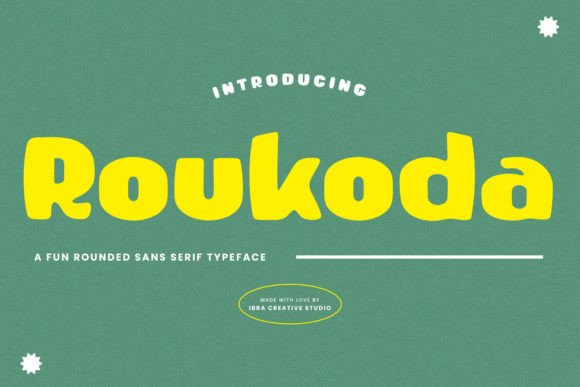 Roukoda Typeface for Playful Branding