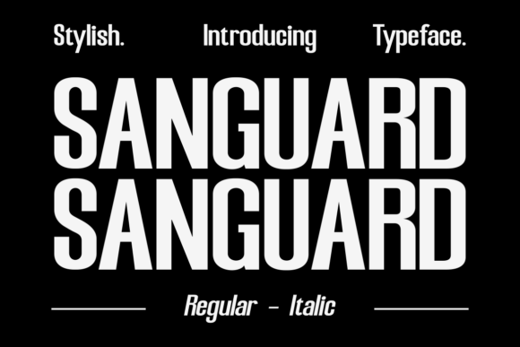 Sanguard Font: Elevate Your Brand Identity