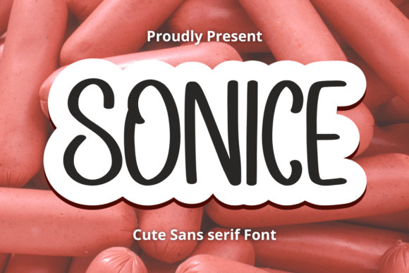 Sonice Typeface for Bold Brand Identity