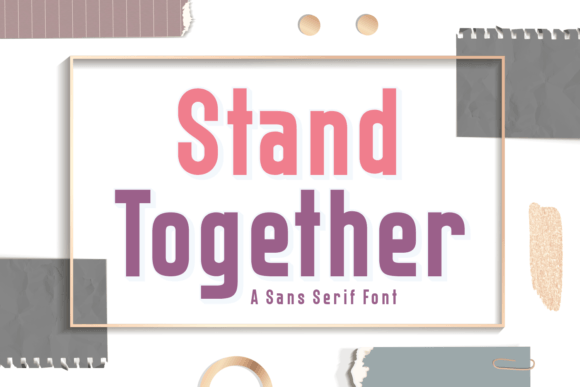 Stand Together Font for Crafters and Sellers