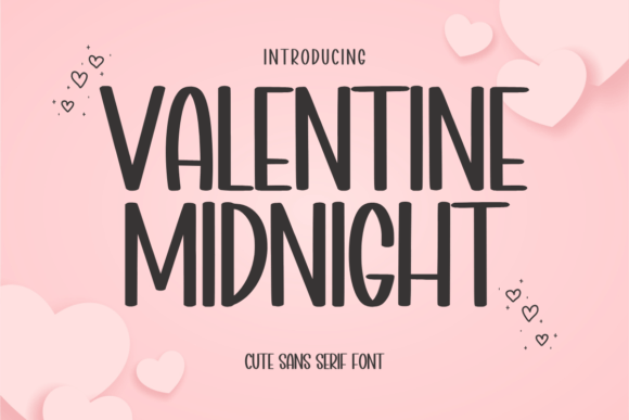 Valentine Midnight: A Handwritten Typeface for Editorial Charm
