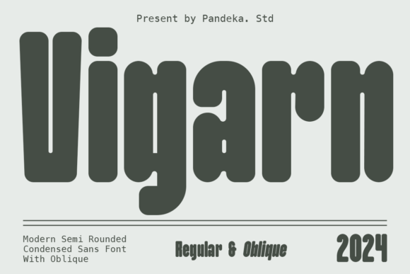 Vigarn Typeface for Playful Campaign Design