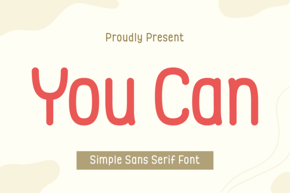 You Can Font: Elegant Sans Serif for Crafters